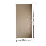 Casa si Gradina - Decoratiuni - Oglinzi - Oglinda, Hanah Home, mdf, argintiu, 62x130 cm, 552NOS2140 - Infinity.ro