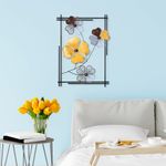 Casa si Gradina - Decoratiuni - Decoratiuni perete - Accesoriu decorativ de perete, Wallxpert, metal, multicolor, 50x70x4 cm, 930DYU1261 - Infinity.ro