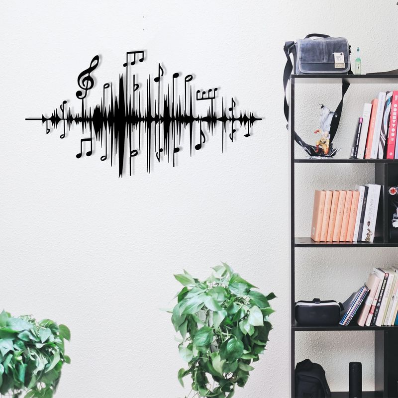 Casa si Gradina - Decoratiuni - Decoratiuni perete - Accesoriu decorativ de perete, Wallxpert, metal, negru, 69x37 cm - Infinity.ro
