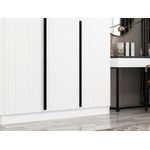 Casa si Gradina - Mobilier - Dulapuri si sifoniere - Sifoniere - Sifonier, Hanah Home, pal melaminat, alb, 225x52x210 cm - Infinity.ro