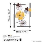 Casa si Gradina - Decoratiuni - Decoratiuni perete - Accesoriu decorativ de perete, Wallxpert, metal, multicolor, 50x70x4 cm, 930DYU1261 - Infinity.ro
