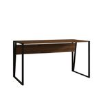 Casa si Gradina - Mobilier - Mese si birouri - Birouri - Birou de studiu, Hanah Home, pal melaminat, nuc si negru, 140x70x74 cm - Infinity.ro