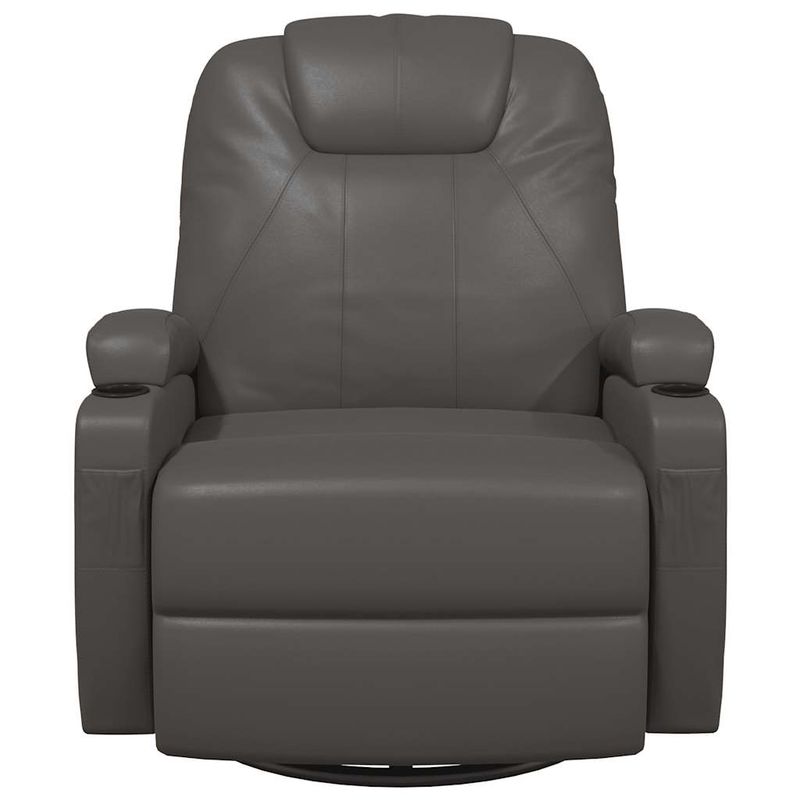 Ingrijire personala si Cosmetice - Sanatate si wellness - Articole wellness - Fotolii de masaj - Fotoliu de masaj balansoar, antracit, piele ecologica - Infinity.ro