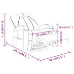 Ingrijire personala si Cosmetice - Sanatate si wellness - Articole wellness - Fotolii de masaj - Fotoliu de masaj balansoar, antracit, piele ecologica - Infinity.ro