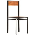 Casa si Gradina - Mobilier - Scaune si fotolii - Scaune - Scaune de bucatarie, 2 buc., lemn masiv de acacia - Infinity.ro
