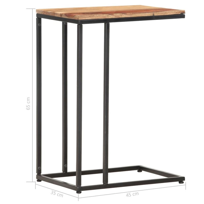 Casa si Gradina - Mobilier - Mese si birouri - Mese living - Masa laterala, 35x45x65 cm, lemn masiv - Infinity.ro