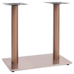 Casa si Gradina - Mobilier - Feronerie si accesorii mobila - Picior masa de bistro, alama, 70x40x72 cm, otel inoxidabil - Infinity.ro