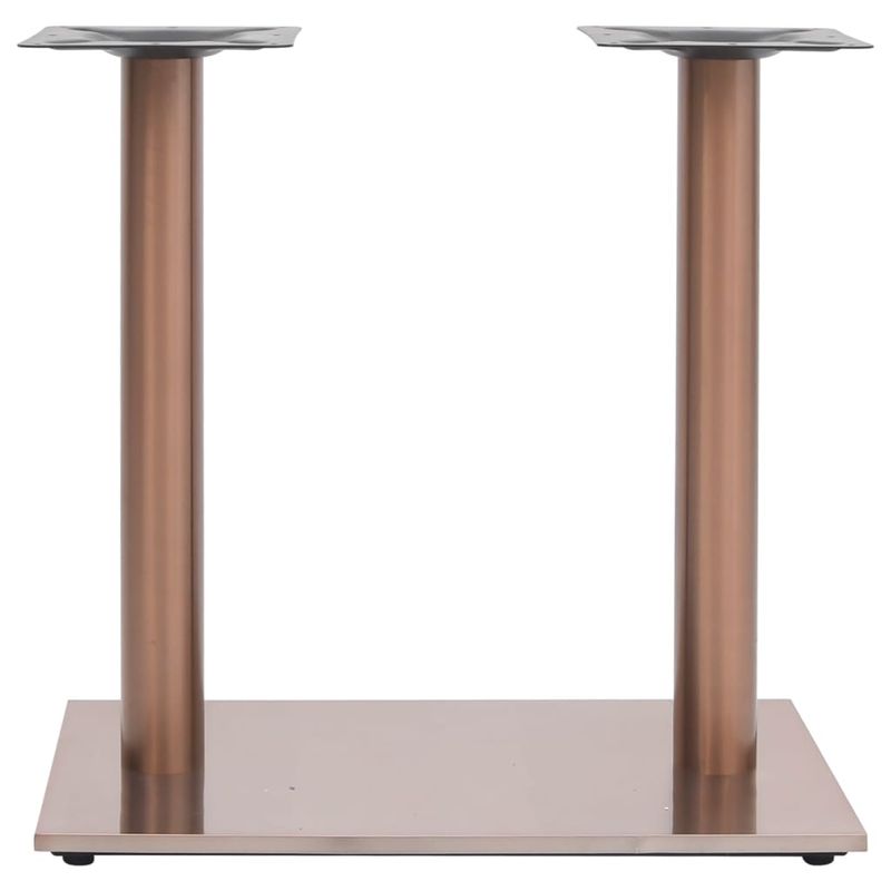 Casa si Gradina - Mobilier - Feronerie si accesorii mobila - Picior masa de bistro, alama, 70x40x72 cm, otel inoxidabil - Infinity.ro