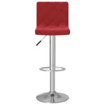 Casa si Gradina - Mobilier - Scaune si fotolii - Scaune - Scaune de bar, 2 buc., rosu vin, catifea - Infinity.ro