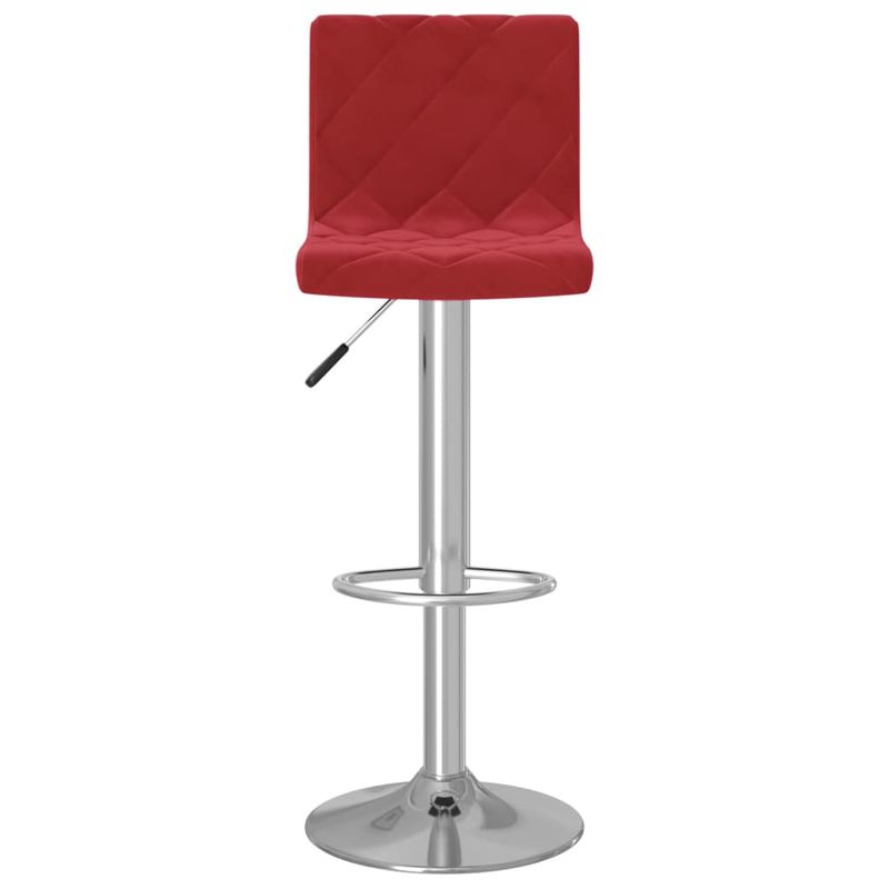 Casa si Gradina - Mobilier - Scaune si fotolii - Scaune - Scaune de bar, 2 buc., rosu vin, catifea - Infinity.ro