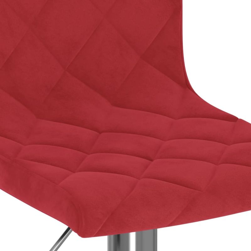 Casa si Gradina - Mobilier - Scaune si fotolii - Scaune - Scaune de bar, 2 buc., rosu vin, catifea - Infinity.ro