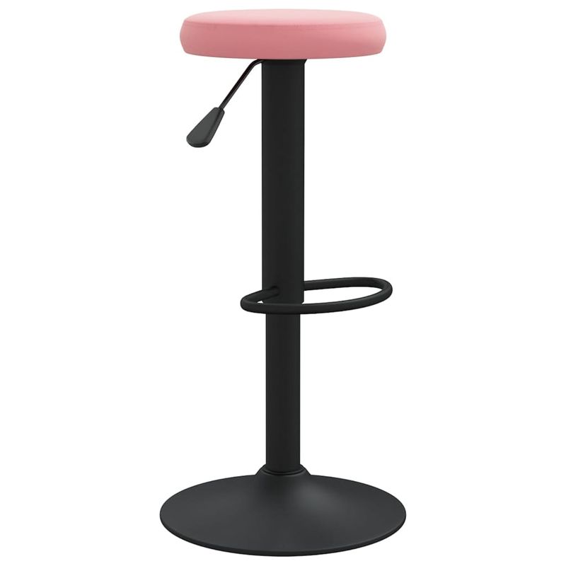 Casa si Gradina - Mobilier - Scaune si fotolii - Scaune - Scaune de bar, 2 buc., roz, catifea - Infinity.ro