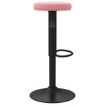 Casa si Gradina - Mobilier - Scaune si fotolii - Scaune - Scaune de bar, 2 buc., roz, catifea - Infinity.ro