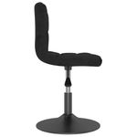 Casa si Gradina - Mobilier - Scaune si fotolii - Scaune - Scaune de bucatarie pivotante, 2 buc., negru, catifea - Infinity.ro