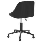 Casa si Gradina - Mobilier - Scaune si fotolii - Scaune - Scaune de bucatarie pivotante, 2 buc., negru, catifea - Infinity.ro