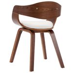 Casa si Gradina - Mobilier - Scaune si fotolii - Scaune - Scaune de bucatarie, 4 buc, lemn curbat si piele ecologica - Infinity.ro
