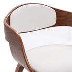 Casa si Gradina - Mobilier - Scaune si fotolii - Scaune - Scaune de bucatarie, 4 buc, lemn curbat si piele ecologica - Infinity.ro