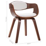 Casa si Gradina - Mobilier - Scaune si fotolii - Scaune - Scaune de bucatarie, 4 buc, lemn curbat si piele ecologica - Infinity.ro