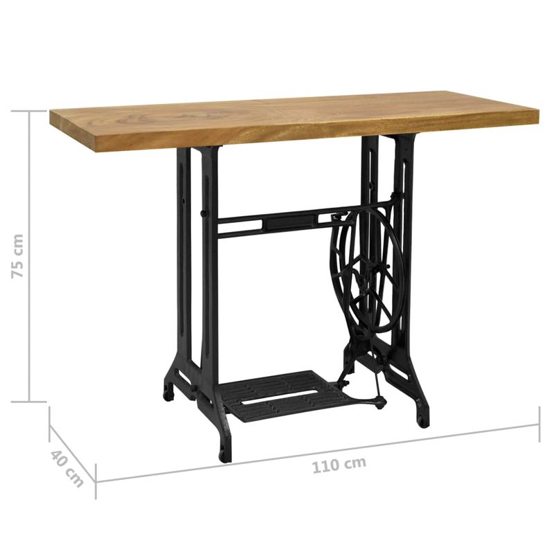 Casa si Gradina - Mobilier - Comode si corpuri - Console - Masa consola masina de cusut, 110 x 40 x 75 cm - Infinity.ro