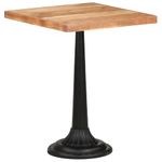 Casa si Gradina - Mobilier - Mese si birouri - Mese bucatarie si dining - Masa de bistro, 60 x 60 x 76 cm, lemn masiv de acacia, formă picioare bază rotundă - Infinity.ro
