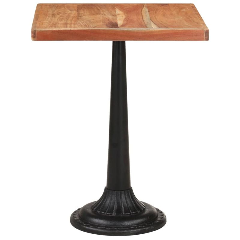 Casa si Gradina - Mobilier - Mese si birouri - Mese bucatarie si dining - Masa de bistro, 60 x 60 x 76 cm, lemn masiv de acacia, formă picioare bază rotundă - Infinity.ro