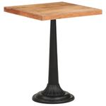 Casa si Gradina - Mobilier - Mese si birouri - Mese bucatarie si dining - Masa de bistro, 60 x 60 x 76 cm, lemn masiv de acacia, formă picioare bază rotundă - Infinity.ro