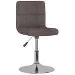 Casa si Gradina - Mobilier - Scaune si fotolii - Scaune - Scaune de bucatarie pivotante, 2 buc., gri taupe, textil - Infinity.ro
