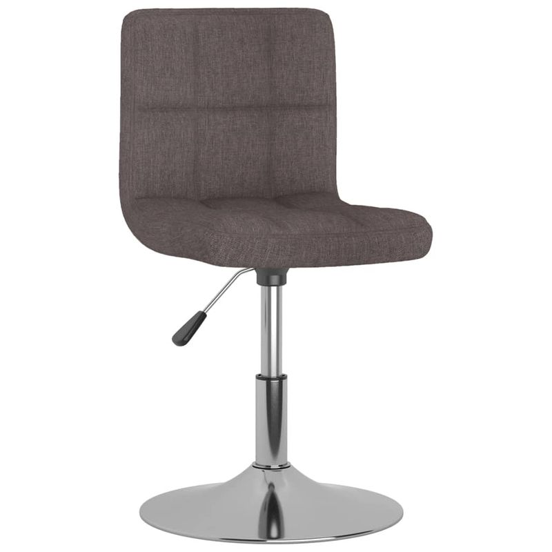 Casa si Gradina - Mobilier - Scaune si fotolii - Scaune - Scaune de bucatarie pivotante, 2 buc., gri taupe, textil - Infinity.ro