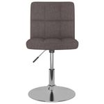 Casa si Gradina - Mobilier - Scaune si fotolii - Scaune - Scaune de bucatarie pivotante, 2 buc., gri taupe, textil - Infinity.ro