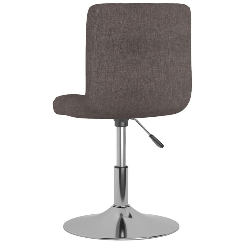 Casa si Gradina - Mobilier - Scaune si fotolii - Scaune - Scaune de bucatarie pivotante, 2 buc., gri taupe, textil - Infinity.ro