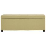 Casa si Gradina - Mobilier - Canapele si coltare - Banchete - Banca cu compartiment de depozitare, verde, 116 cm, poliester - Infinity.ro