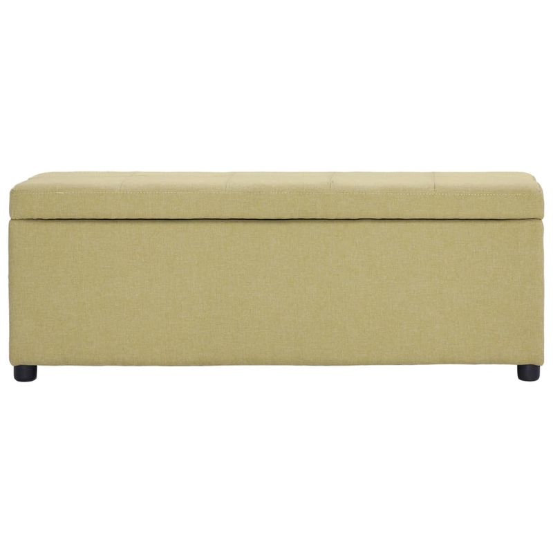 Casa si Gradina - Mobilier - Canapele si coltare - Banchete - Banca cu compartiment de depozitare, verde, 116 cm, poliester - Infinity.ro