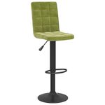 Casa si Gradina - Mobilier - Scaune si fotolii - Scaune - Scaune de bar, 2 buc., verde deschis, catifea - Infinity.ro