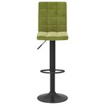 Casa si Gradina - Mobilier - Scaune si fotolii - Scaune - Scaune de bar, 2 buc., verde deschis, catifea - Infinity.ro