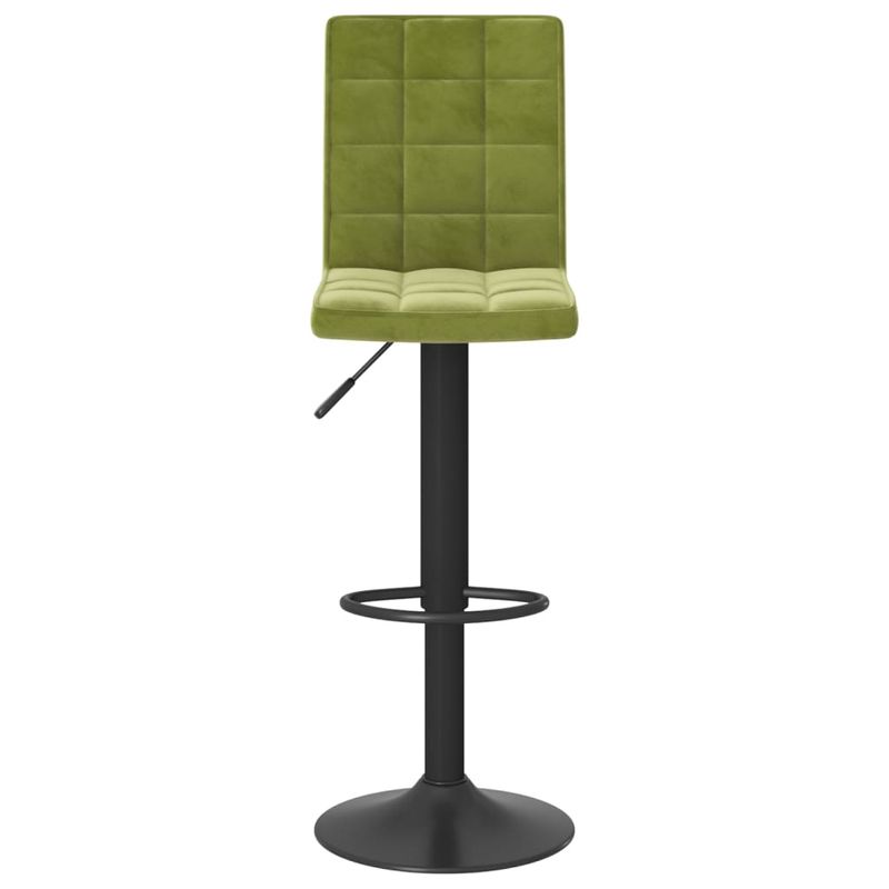 Casa si Gradina - Mobilier - Scaune si fotolii - Scaune - Scaune de bar, 2 buc., verde deschis, catifea - Infinity.ro