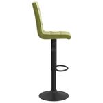 Casa si Gradina - Mobilier - Scaune si fotolii - Scaune - Scaune de bar, 2 buc., verde deschis, catifea - Infinity.ro