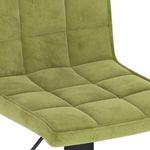 Casa si Gradina - Mobilier - Scaune si fotolii - Scaune - Scaune de bar, 2 buc., verde deschis, catifea - Infinity.ro