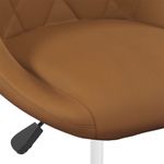 Casa si Gradina - Mobilier - Scaune si fotolii - Scaune - Scaune de bucatarie pivotante, 2 buc., maro, catifea - Infinity.ro