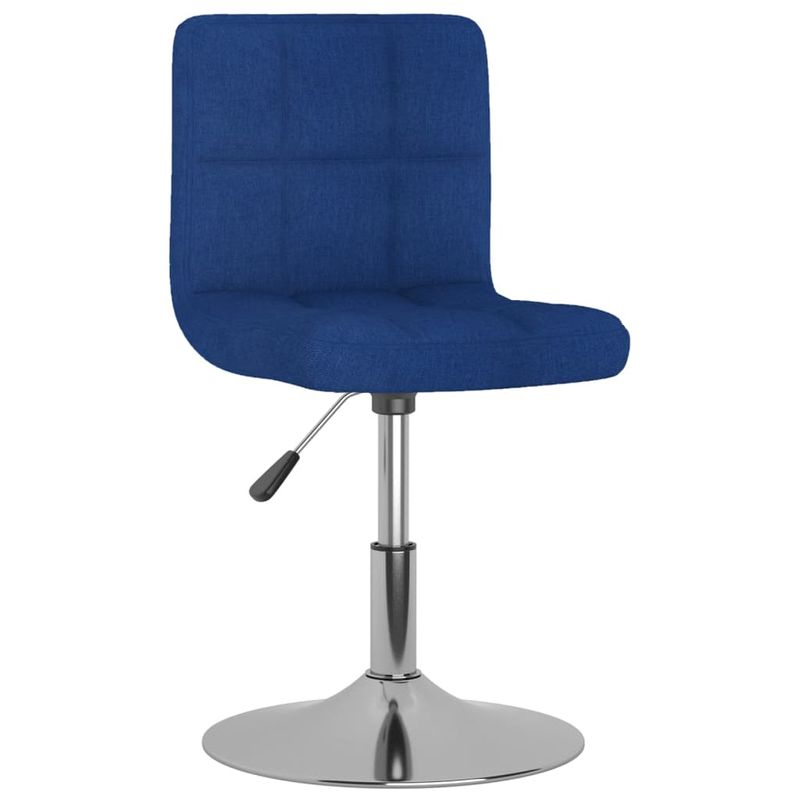 Casa si Gradina - Mobilier - Scaune si fotolii - Scaune - Scaune de bucatarie pivotante, 2 buc., albastru, textil - Infinity.ro