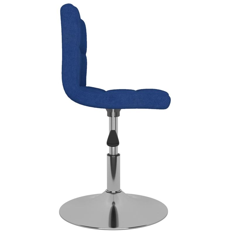Casa si Gradina - Mobilier - Scaune si fotolii - Scaune - Scaune de bucatarie pivotante, 2 buc., albastru, textil - Infinity.ro