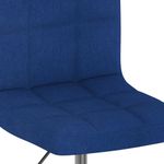 Casa si Gradina - Mobilier - Scaune si fotolii - Scaune - Scaune de bucatarie pivotante, 2 buc., albastru, textil - Infinity.ro