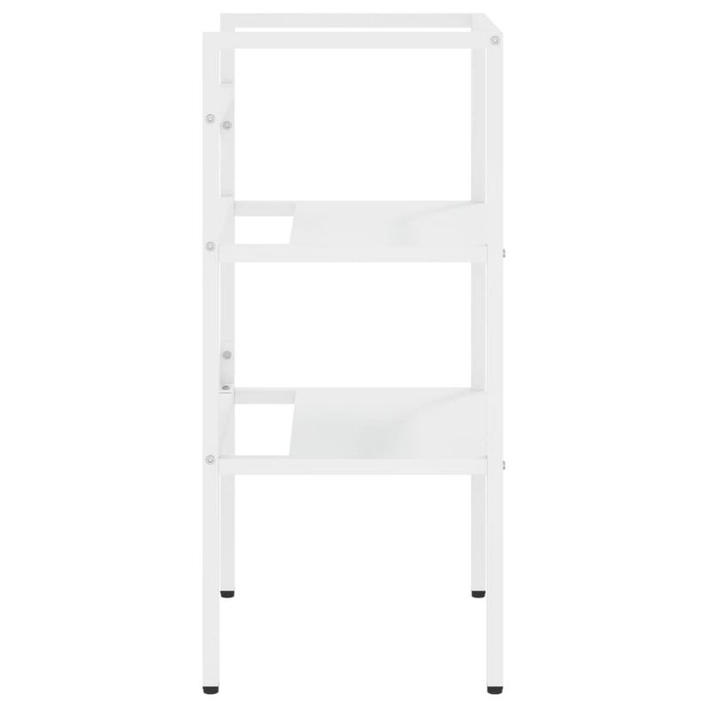 Casa si Gradina - Mobilier - Mobilier baie - Etajere baie - Cadru chiuveta de baie, alb, 40x38x83 cm, fier - Infinity.ro
