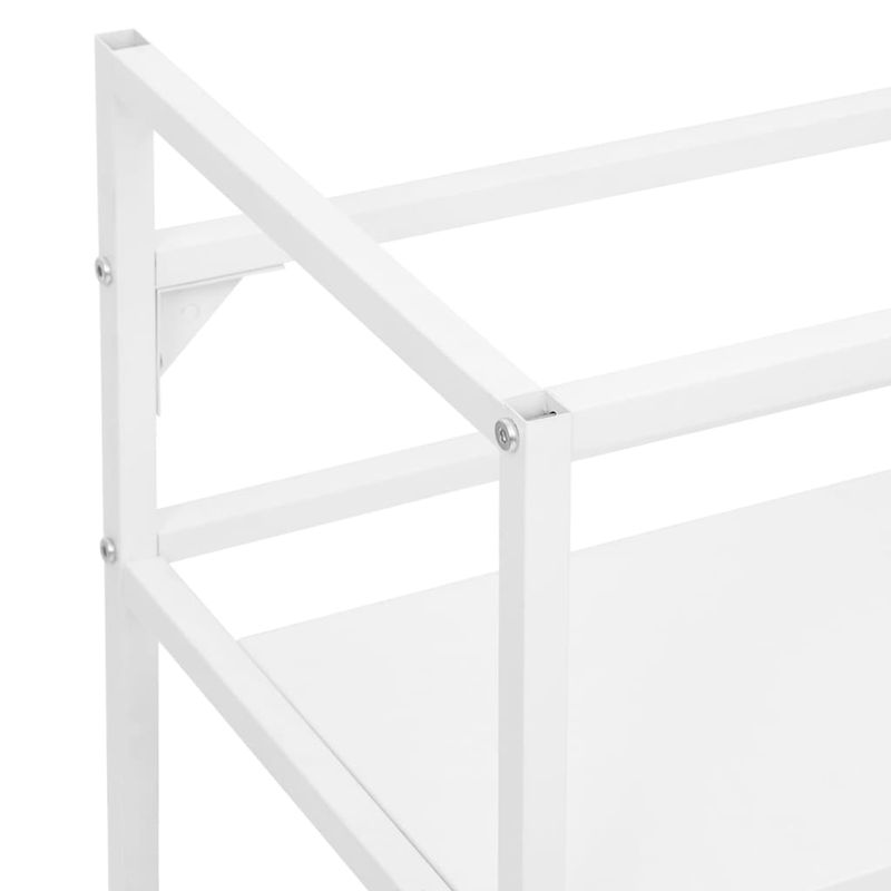 Casa si Gradina - Mobilier - Mobilier baie - Etajere baie - Cadru chiuveta de baie, alb, 40x38x83 cm, fier - Infinity.ro