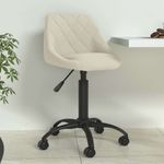 Casa si Gradina - Mobilier - Scaune si fotolii - Scaune - Scaun de bucatarie, crem, catifea - Infinity.ro