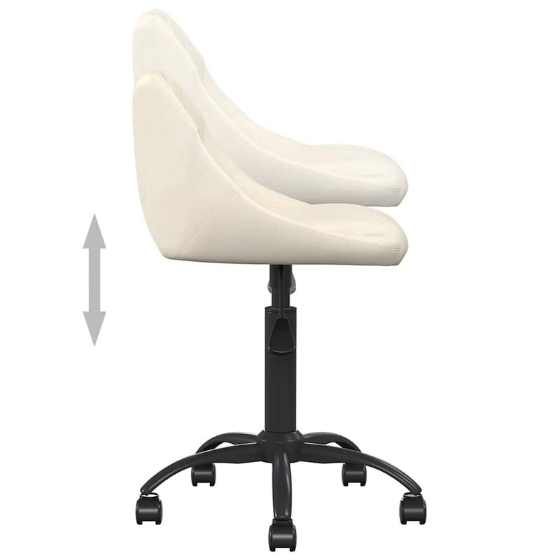 Casa si Gradina - Mobilier - Scaune si fotolii - Scaune - Scaun de bucatarie, crem, catifea - Infinity.ro