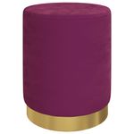 Casa si Gradina - Mobilier - Scaune si fotolii - Tabureti - Taburet de depozitare rotund, violet, catifea - Infinity.ro