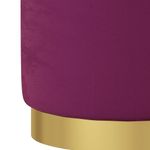 Casa si Gradina - Mobilier - Scaune si fotolii - Tabureti - Taburet de depozitare rotund, violet, catifea - Infinity.ro