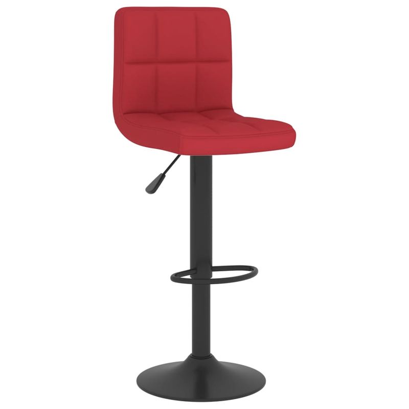 Casa si Gradina - Mobilier - Scaune si fotolii - Scaune - Scaune de bar, 2 buc., rosu vin, material textil - Infinity.ro