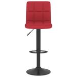 Casa si Gradina - Mobilier - Scaune si fotolii - Scaune - Scaune de bar, 2 buc., rosu vin, material textil - Infinity.ro