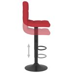 Casa si Gradina - Mobilier - Scaune si fotolii - Scaune - Scaune de bar, 2 buc., rosu vin, material textil - Infinity.ro